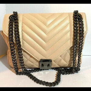 Borse in pelle pink quilted leather satchel handbag